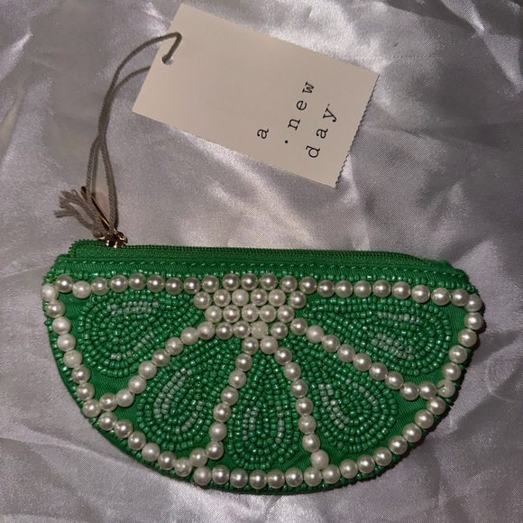 Lime Coin Purse - Picture 1 of 3